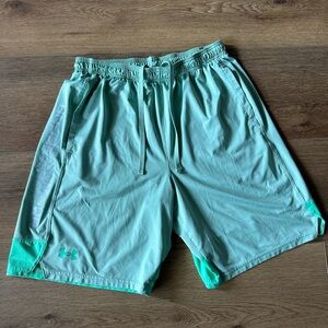 Under Armour Mint Green Sports Shorts